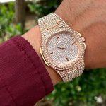 ساعت مچی فول نگین رولکس Rolex Date-Just Diamonds 15۷A - Image 3