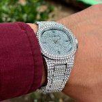 ساعت مچی فول نگین رولکس Rolex Date-Just Diamonds 14VA - Image 3