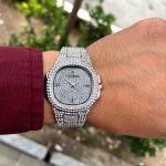 ساعت مچی فول نگین رولکس Rolex Date-Just Diamonds 14VA - Image 4