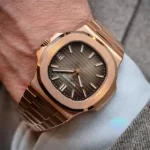 ساعت مچی پتک فیلیپ مردانه مدل ناتیلوس رزگلد Patek Philippe - Image 2