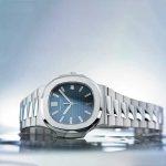 ساعت پتک فیلیپ مردانه مدل ناتیلوس صفحه سورمه ای Patek Philippe - Image 3