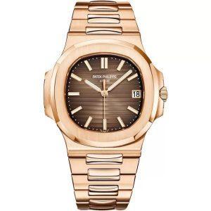 ساعت مچی پتک فیلیپ مردانه مدل ناتیلوس رزگلد Patek Philippe