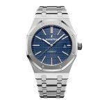 ساعت مچی اودمار پیگه مردانه سیلور صفحه سرمه ای Audemars Piguet 8139