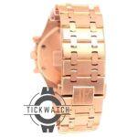 ساعت مچی اودمار پیگه رزگلد کورنوگراف صفحه مشکی مردانه Audemars Piguet Royal Oak - Image 3
