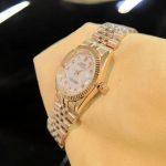 ساعت ست رولکس مدل دی جاست گلد صفحه سفید صدفی ROLEX Date-Just - Image 3