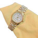 ساعت ست رولکس مدل دی جاست گلد صفحه سفید صدفی ROLEX Date-Just - Image 2