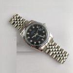ساعت رولکس زنانه مدل دی جاست نقره ای صفحه مشکی ROLEX Date-Just - Image 6