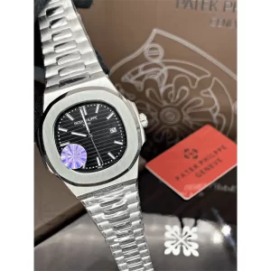 ساعت مچی پتک فیلیپ ناتیلوس مردانه صفحه مشکی Patek Philippe 3 ساعت مچی پتک فیلیپ ناتیلوس مردانه صفحه مشکی Patek Philippe 1313131