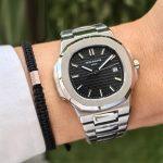 ساعت مچی پتک فیلیپ ناتیلوس مردانه صفحه مشکی Patek Philippe - Image 3