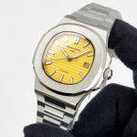 ساعت مچی پتک فیلیپ ناتیلوس مردانه صفحه زرد Patek Philippe
