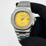 ساعت مچی پتک فیلیپ ناتیلوس مردانه صفحه زرد Patek Philippe - Image 4
