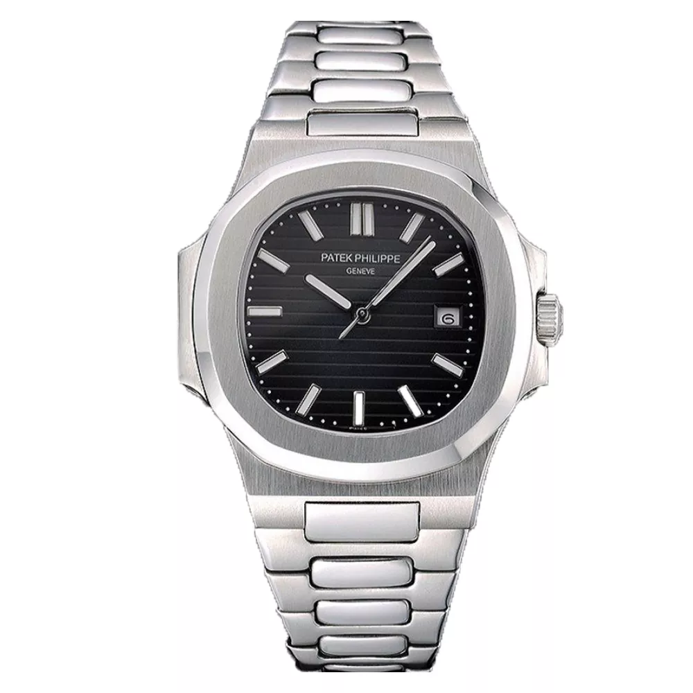 Patek Philippe Nautilus Silver Black