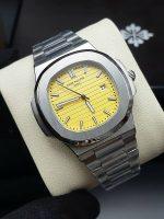 ساعت مچی پتک فیلیپ ناتیلوس مردانه صفحه زرد Patek Philippe - Image 3