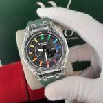 ساعت جی شاک پمپی G shock سبز فول امکانات مناسب اقایان و خانم ها