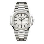 ساعت مچی پتک فیلیپ ناتیلوس مردانه صفحه سفید Patek Philippe