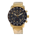 ساعت مچی بولگاری مردانه کرنوگراف سه موتور فعال صفحه مشکی Bvlgari S9680G - Image 2