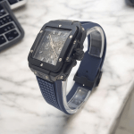 ساعت هابلوت مردانه مربعی سرمه ای Hublot Square Bang HS867G - Image 3