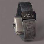 ساعت هابلوت مردانه مربعی نقره ای  Hublot Square Bang HS867G - Image 4