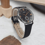 ساعت تیسوت مردانه بند چرم مشکی کلاسیک Tissot - Image 4