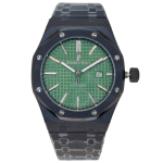 ساعت اودمار پیگه AP رویال اوک مشکی صفحه سبز Ap Royal OAK