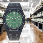 ساعت اودمار پیگه AP رویال اوک مشکی صفحه سبز Ap Royal OAK - Image 10