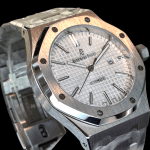 ساعت ای پی (AP)مردانه سیلور صفحه سفید Audemars Piguet - Image 2
