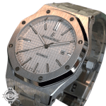 ساعت ای پی (AP)مردانه سیلور صفحه سفید Audemars Piguet - Image 3