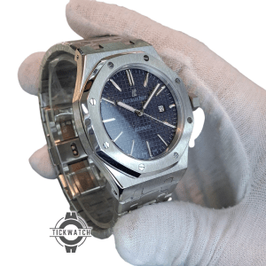 ساعت ای پی (AP)مردانه سیلور صفحه سرمه ای Audemars Piguet 1 ساعت ای پی (AP)مردانه سیلور صفحه سرمه ای Audemars Piguet Photoroom 20250118 205721