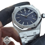 ساعت ای پی (AP)مردانه سیلور صفحه سرمه ای Audemars Piguet - Image 6