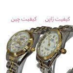 ساعت رولکس دیت جاست سیلور طلایی صفحه سفید - Image 5