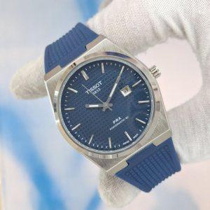 ساعت مچی مردانه تیسوت Tissot 1853 Powermatic بند رابر سرمه ای
