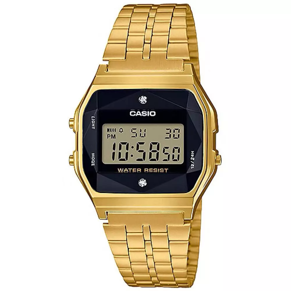 Casio A159Wged 1D Mens Classic Watch Side View
