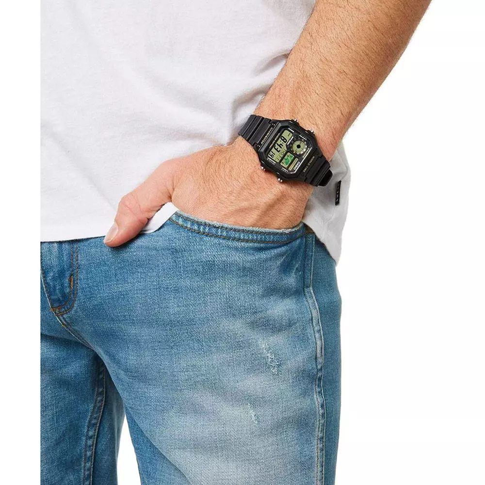 Casio Ae 1200Wh 1Bvdf Mens Watch Strap View