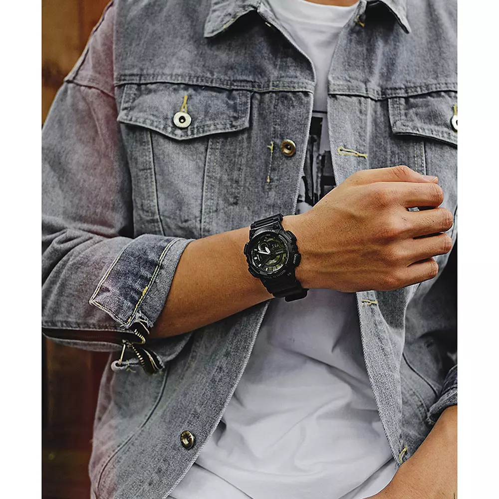 Casio Aeq 110W 1Bvdf Mens اسپرت Watch Strap View