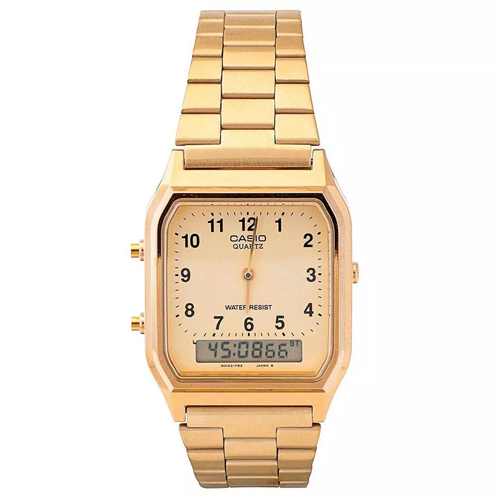 Casio Aq 230Ga 9Bmq Mens Watch Side View