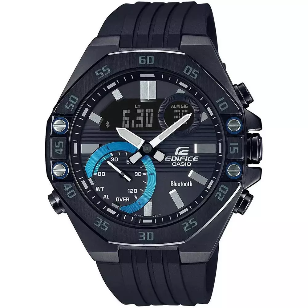 Casio Ecb 10Pb 1Adf Mens Watch Side View