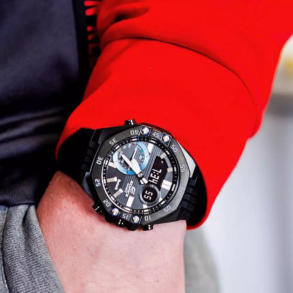 Casio Ecb 10Pb 1Adf Mens Watch Strap View