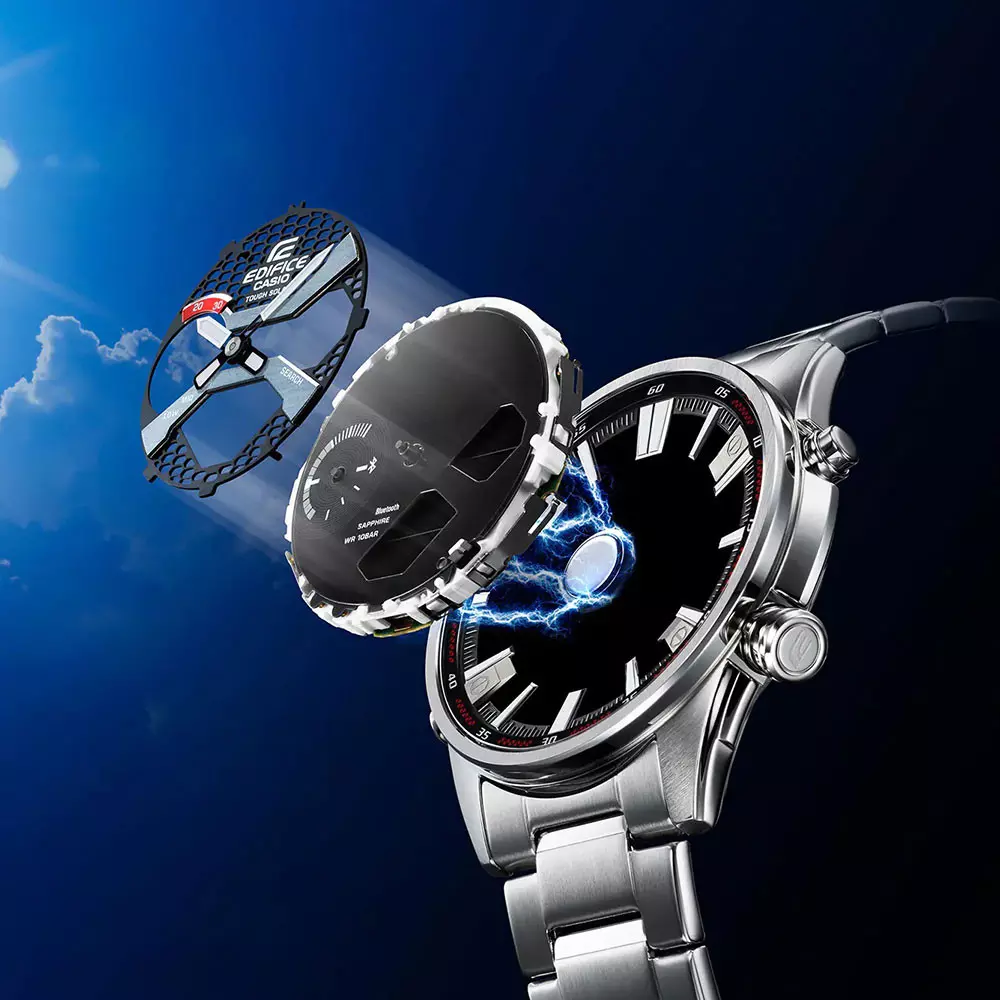 Casio Ecb S100Hg 1Adf Mens Watch Detail View
