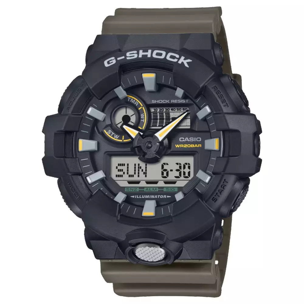Casio Ga 710Tu 1A3Dr Mens اسپرت Watch Front View