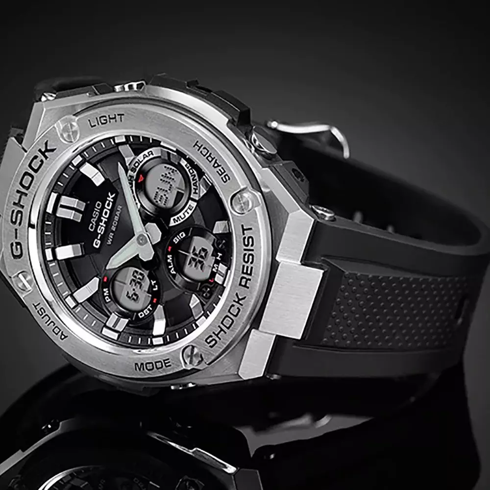 Casio Gst S110 1Ad Mens اسپرت Watch Angle View
