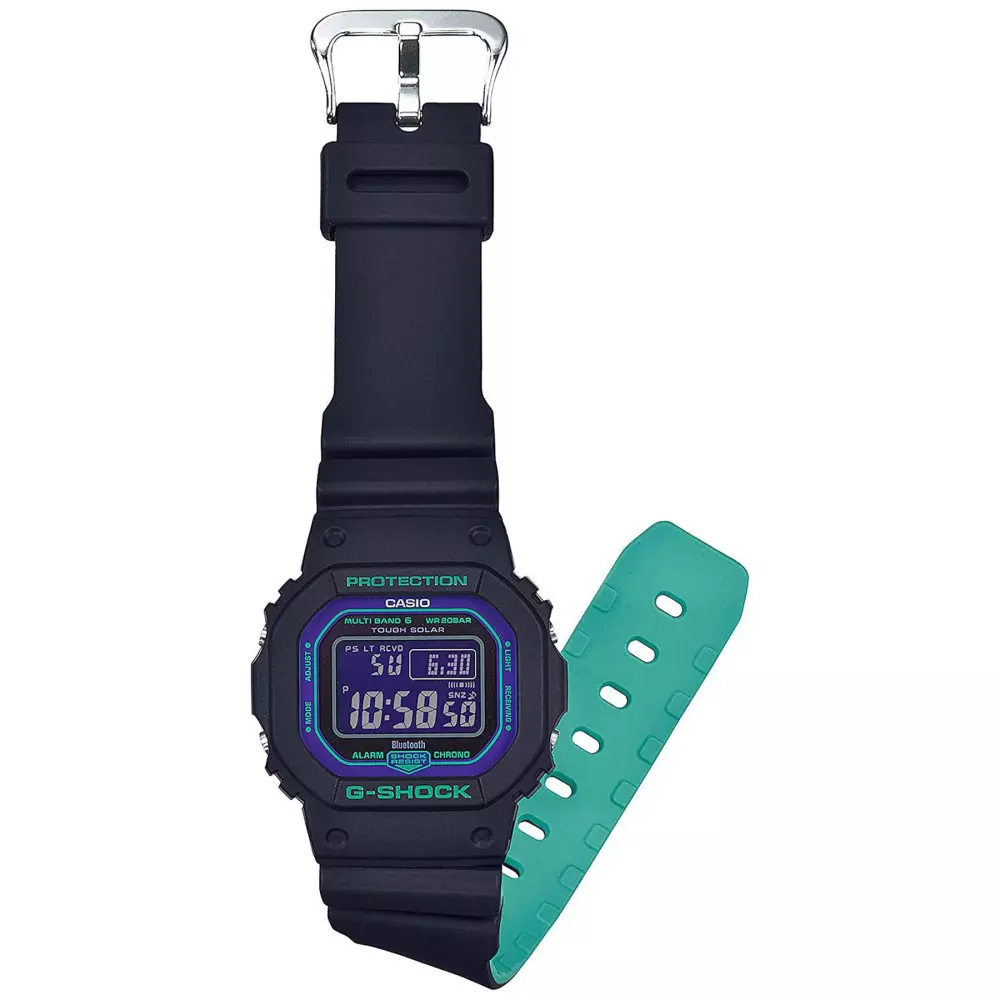 Casio Gw B5600Bl 1Dr Mens Watch Back View