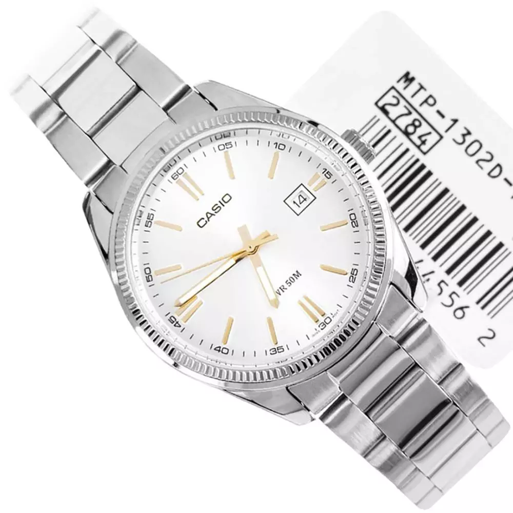 Casio Mtp 1302D 7A2Vdf Mens Watch Back View