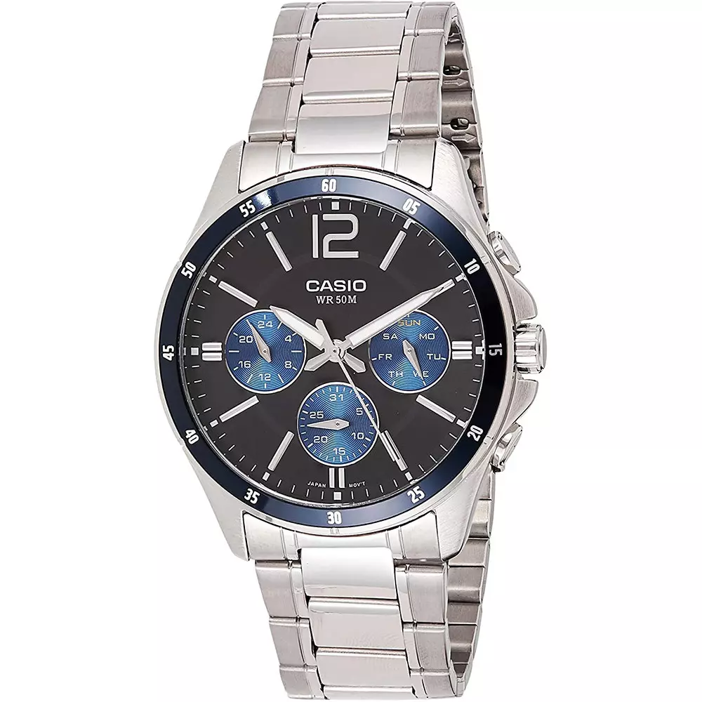 Casio Mtp 1374D 2Avdf Mens اسپرت Watch Front View