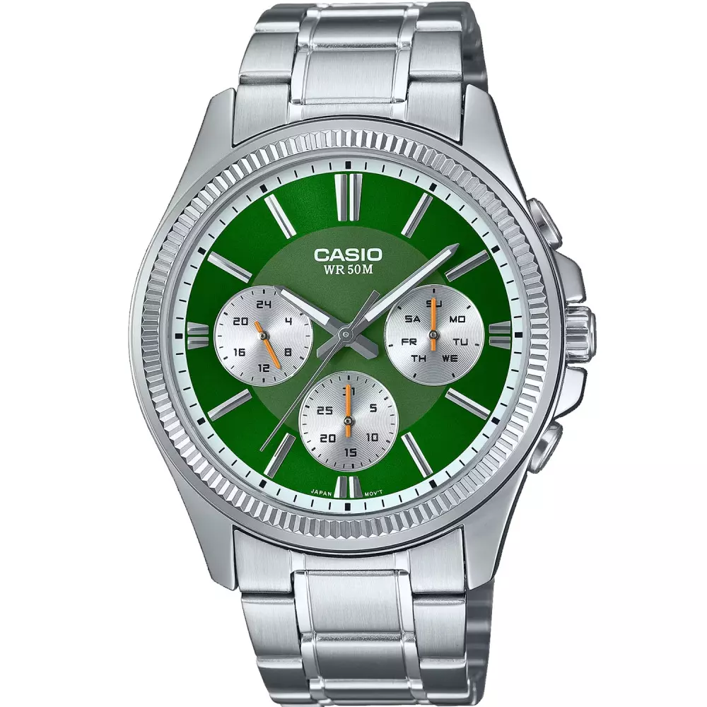 Casio Mtp 1375D 3Avdf Mens Watch Front View