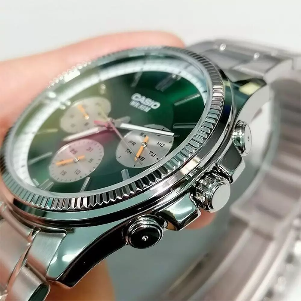 Casio Mtp 1375D 3Avdf Mens Watch Side View