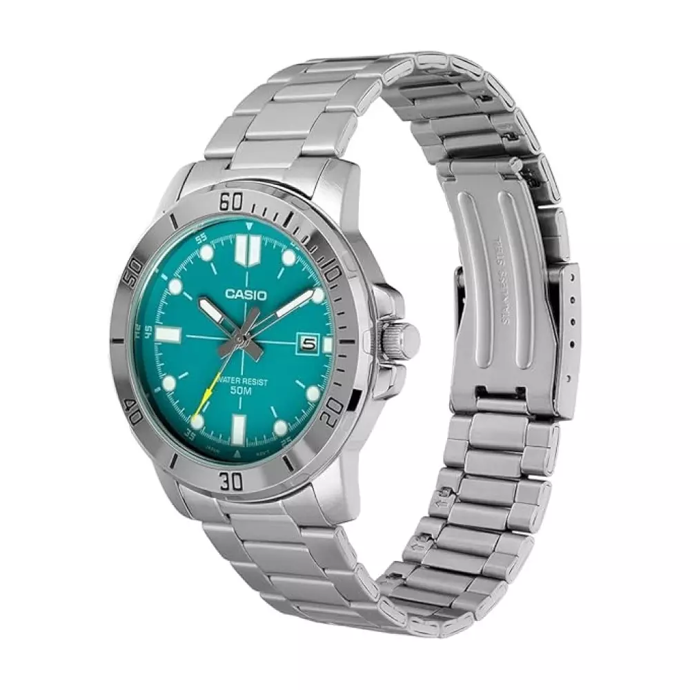 Casio Mtp Vd01D 3E2Vudf Mens Watch Side View
