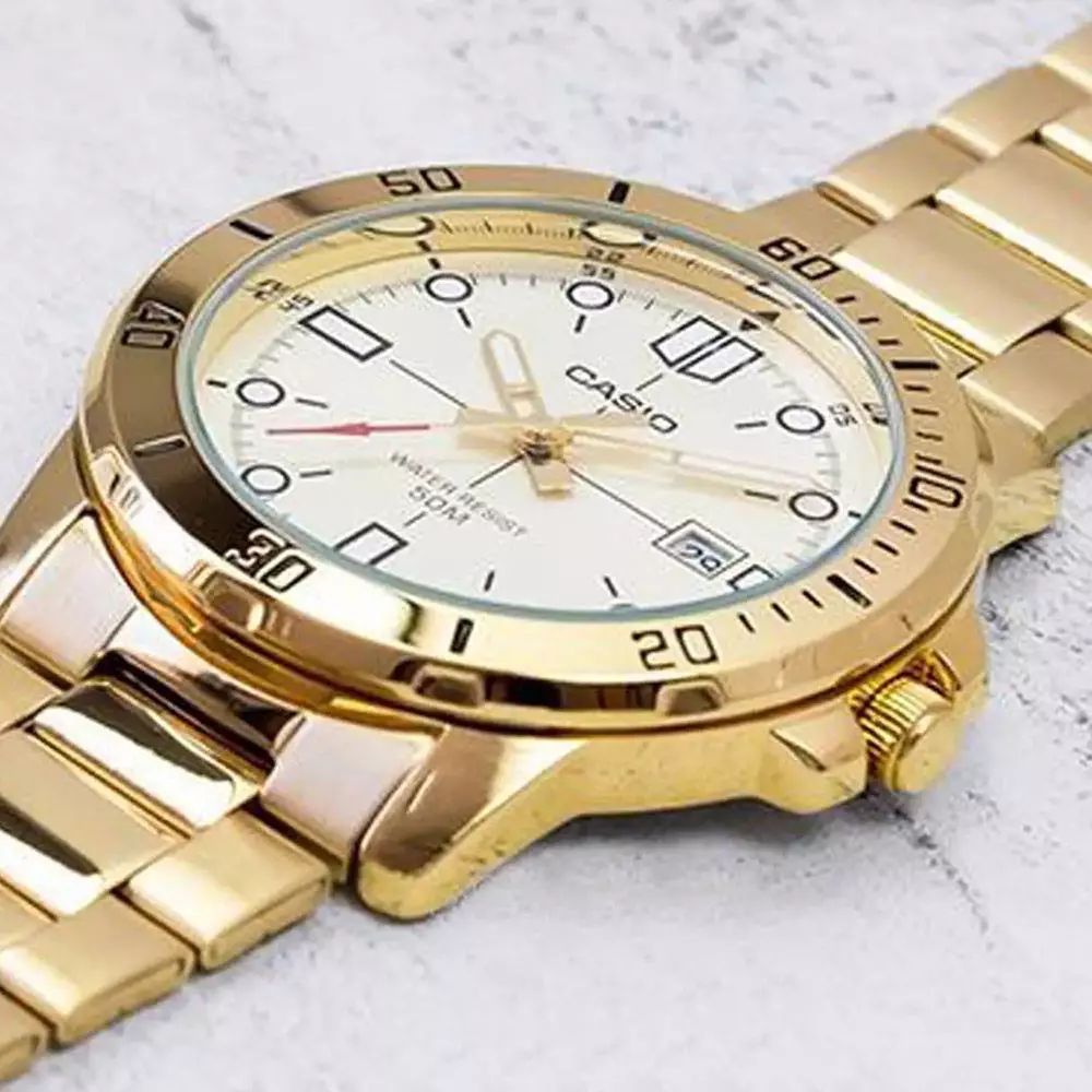 Casio Mtp Vd01G 9Evudf Mens Watch Angle View