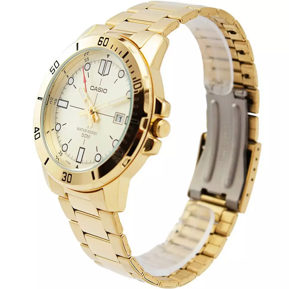 Casio Mtp Vd01G 9Evudf Mens Watch Back View