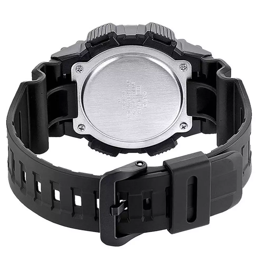 Casio W 735H 1A2 Mens اسپرت Watch Back View