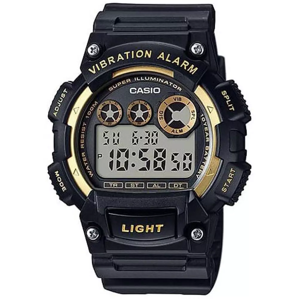 Casio W 735H 1A2 Mens اسپرت Watch Side View
